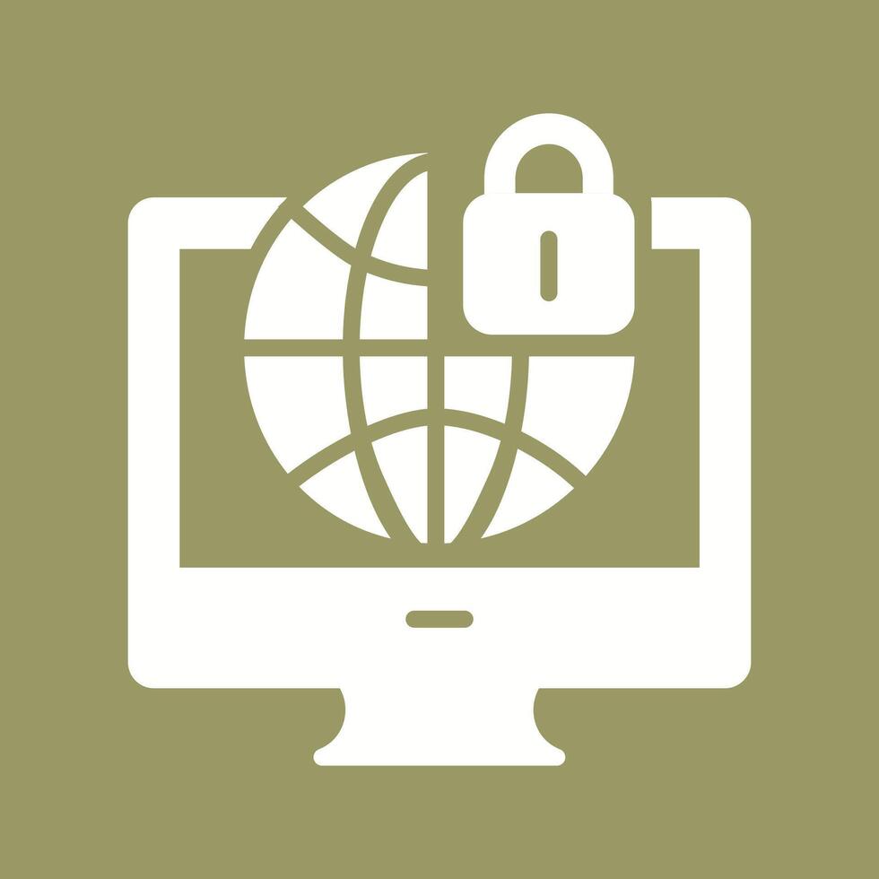 Internet Security Vector Icon