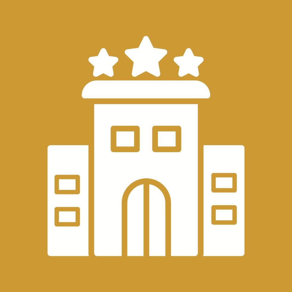 icono de vector de hotel