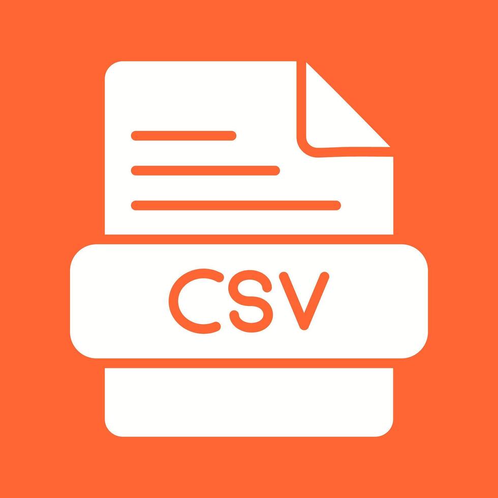 CSV Vector Icon