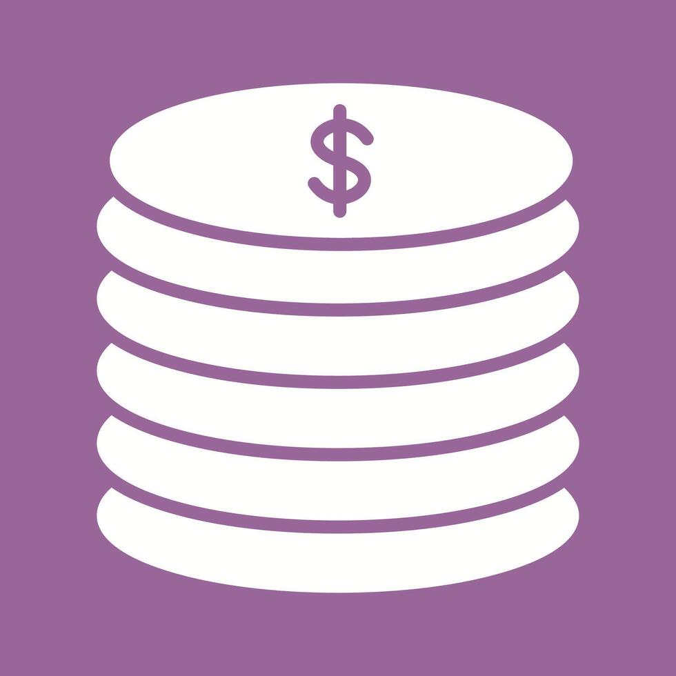 Stack of Coins Vector Icon