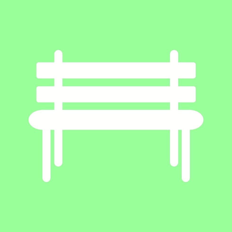 Garden Bench Vector Icon