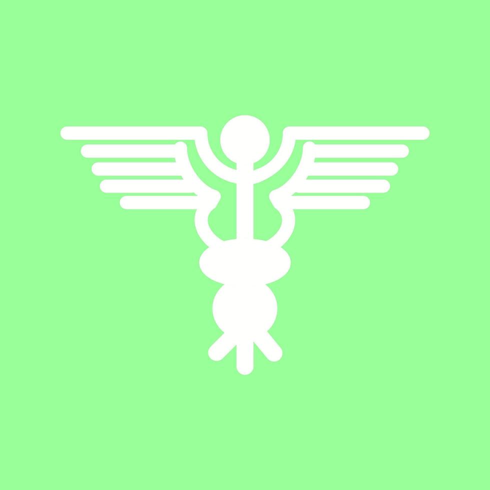 Caduceus Vector Icon
