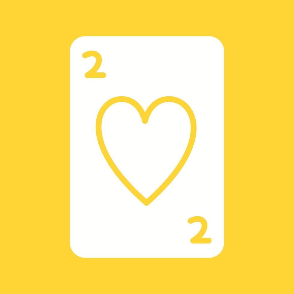 Hearts Card Vector Icon