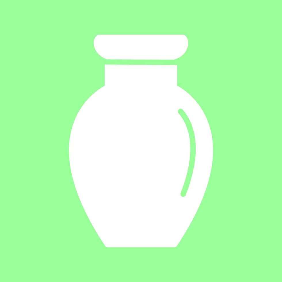Vase Exhibit Vector Icon