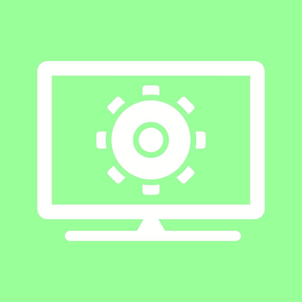 Computer Settings Vector Icon