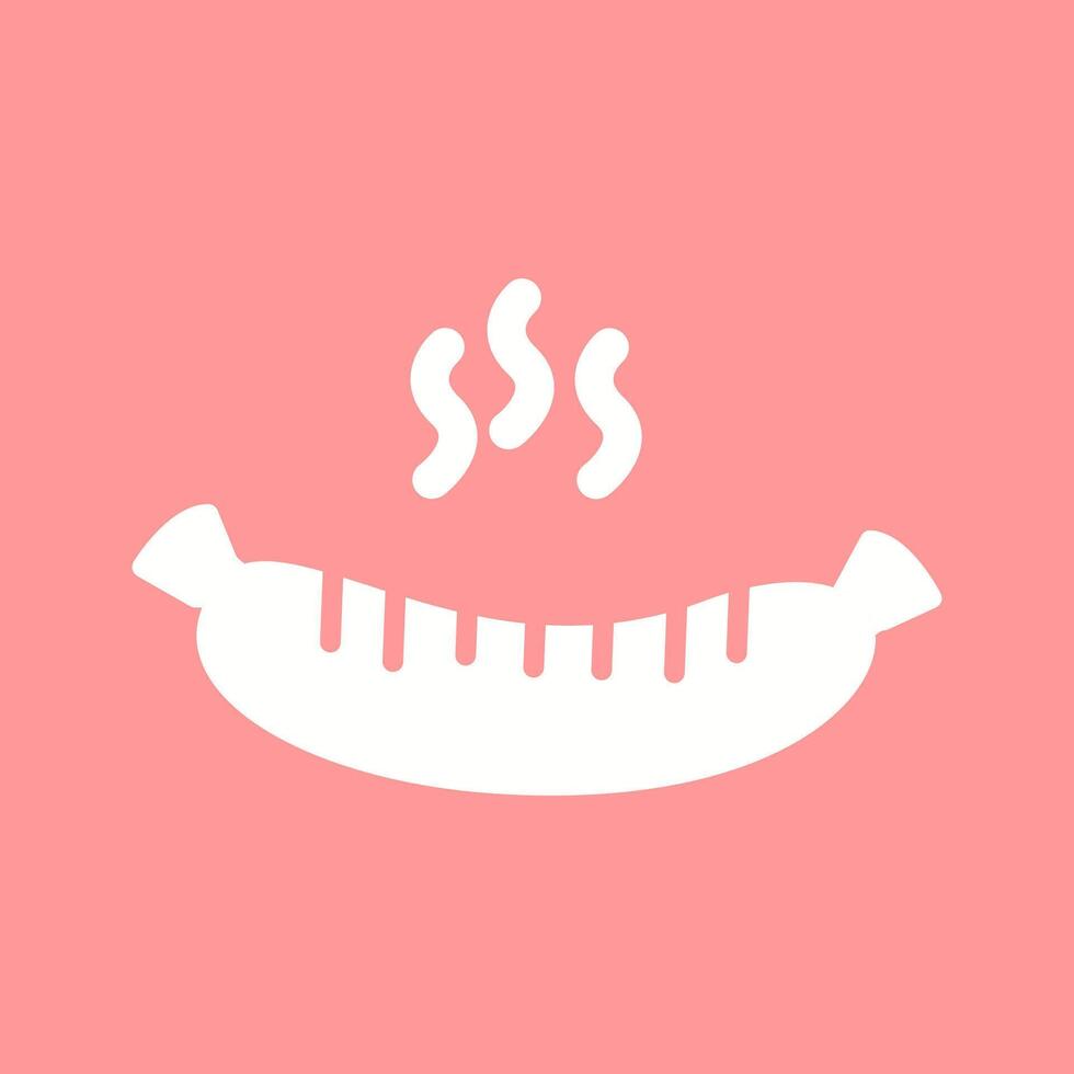 Hot Sausage Vector Icon