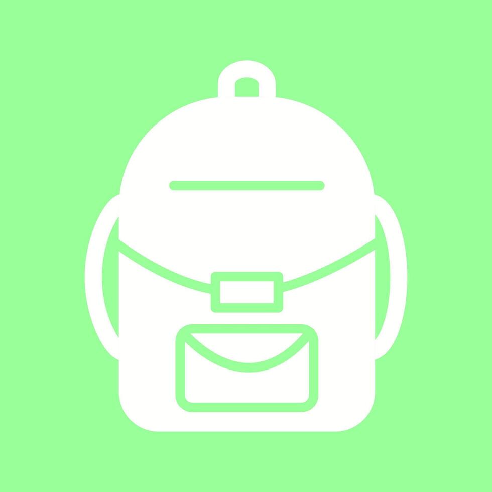 icono de vector de mochila