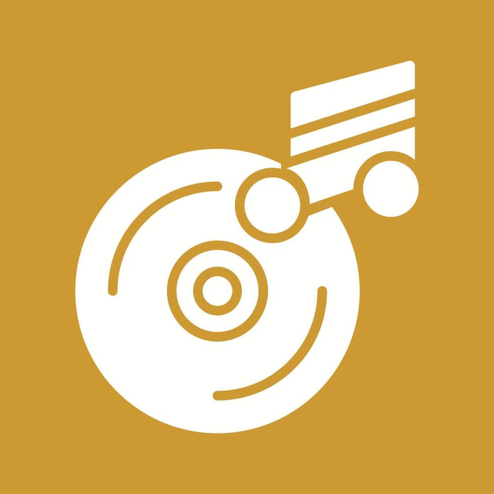 Music CD Vector Icon