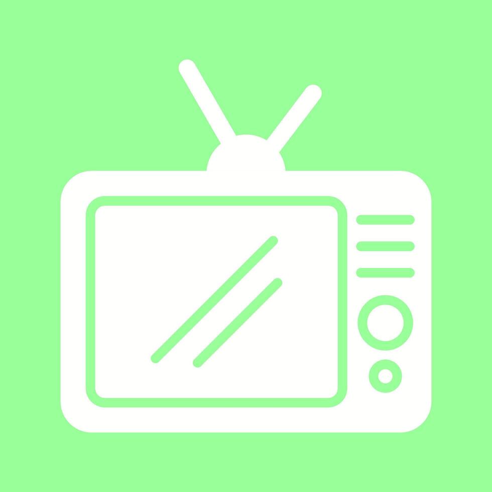 TV Set Vector Icon