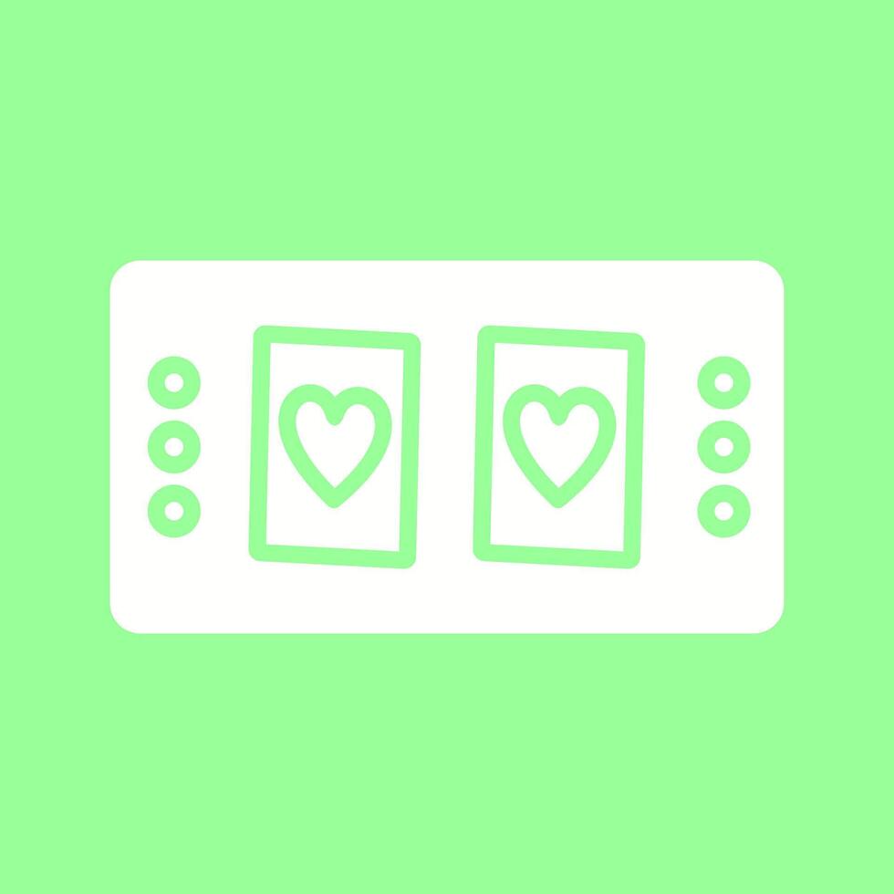 icono de vector de mesa de cartas
