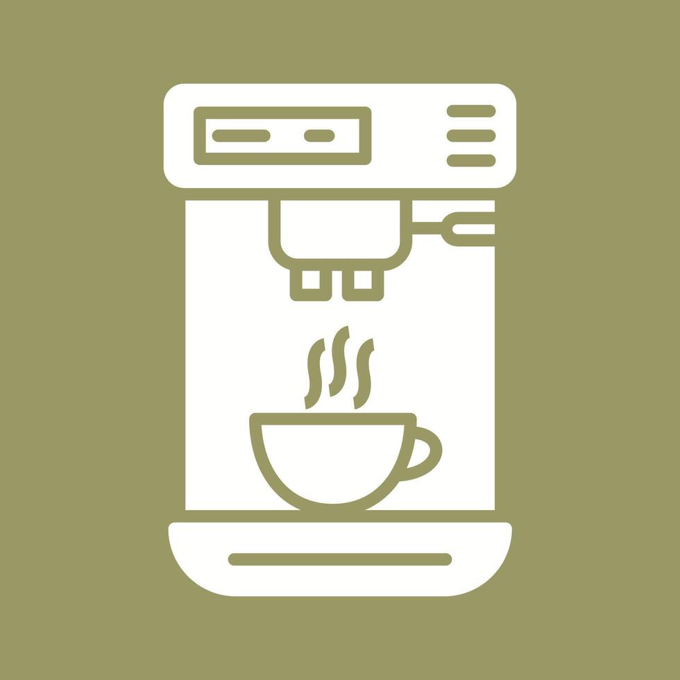 café máquina yo vector icono