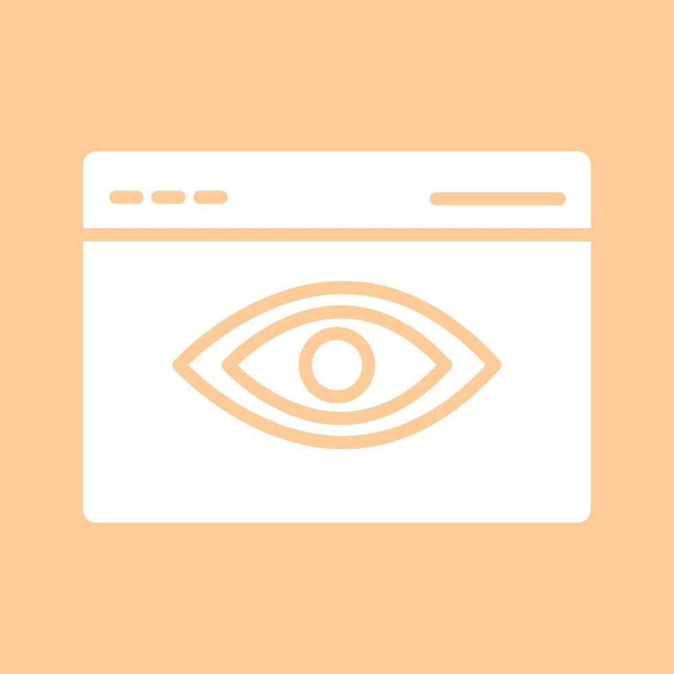 Web Visibility Vector Icon