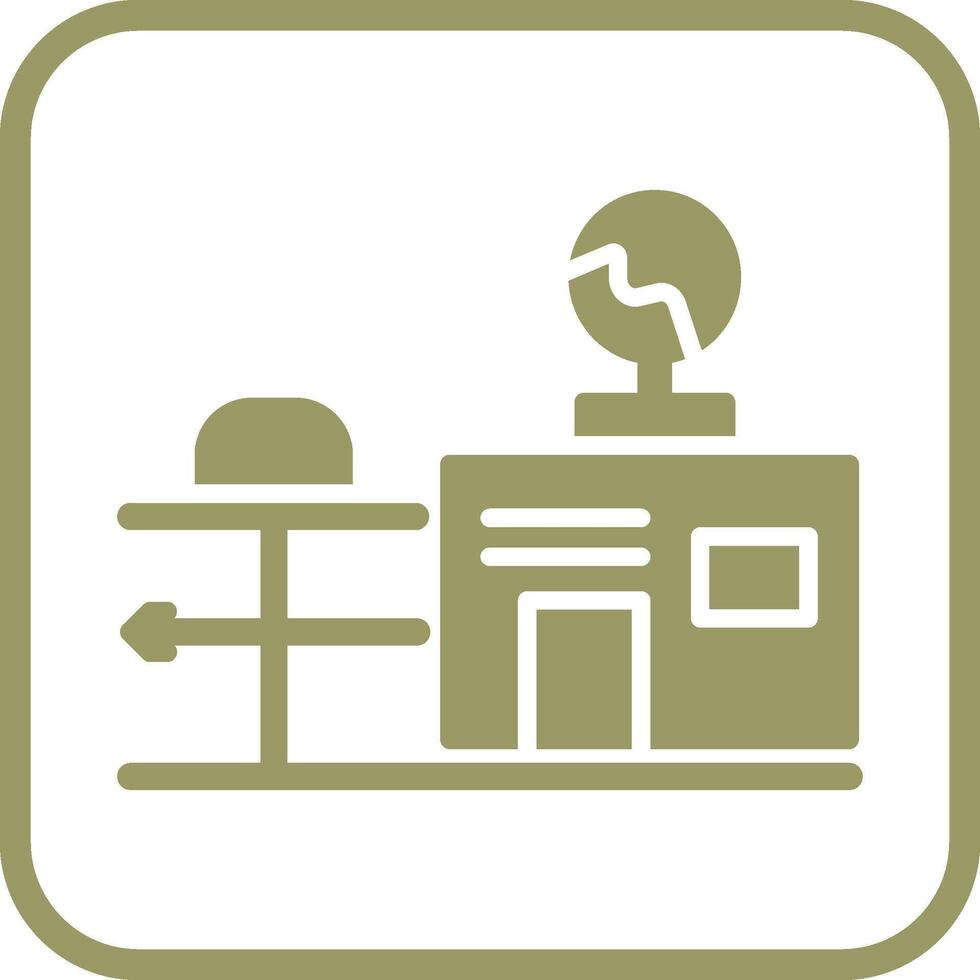 Weather Station Vector Icon