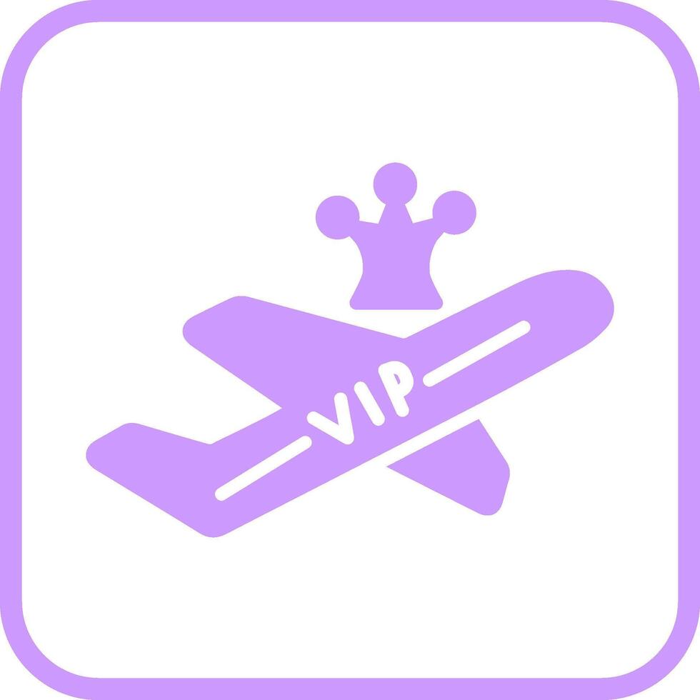 icono de vector de pasajero vip