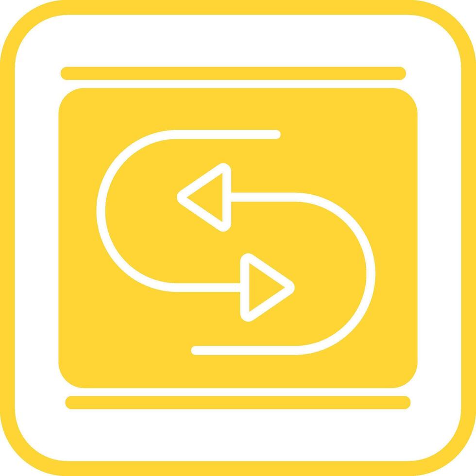 Reverse Arrow Vector Icon