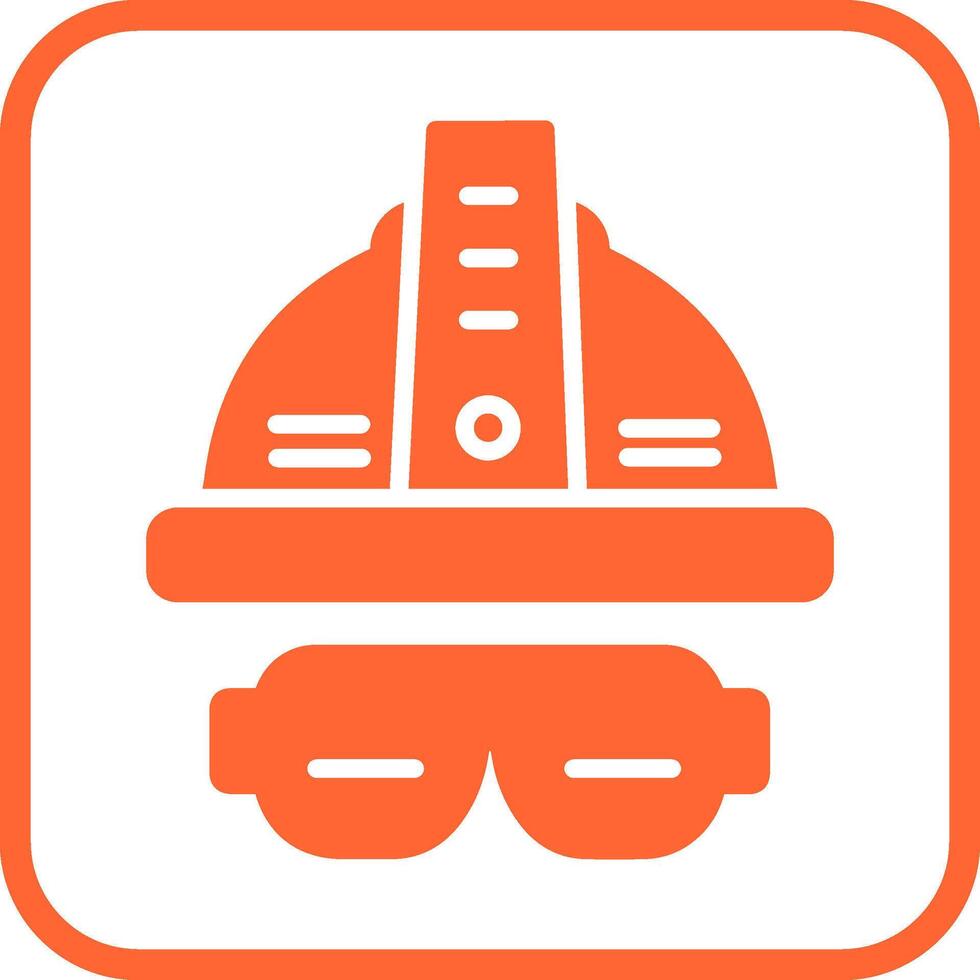 Glasses And Helmet Vector Icon