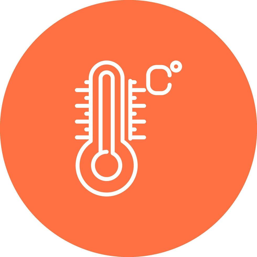 icono de vector de temperatura