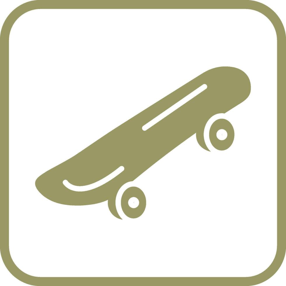 icono de vector de patineta