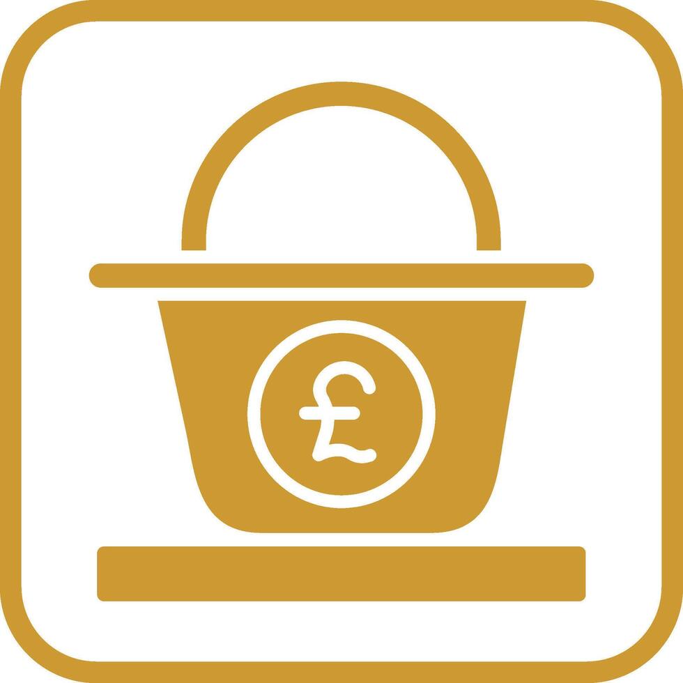 Pound Basket Vector Icon