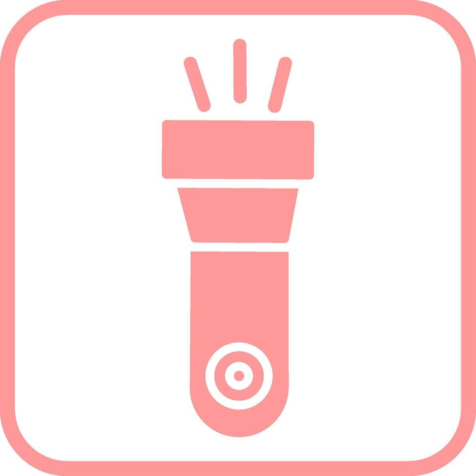 Flashlight Vector Icon