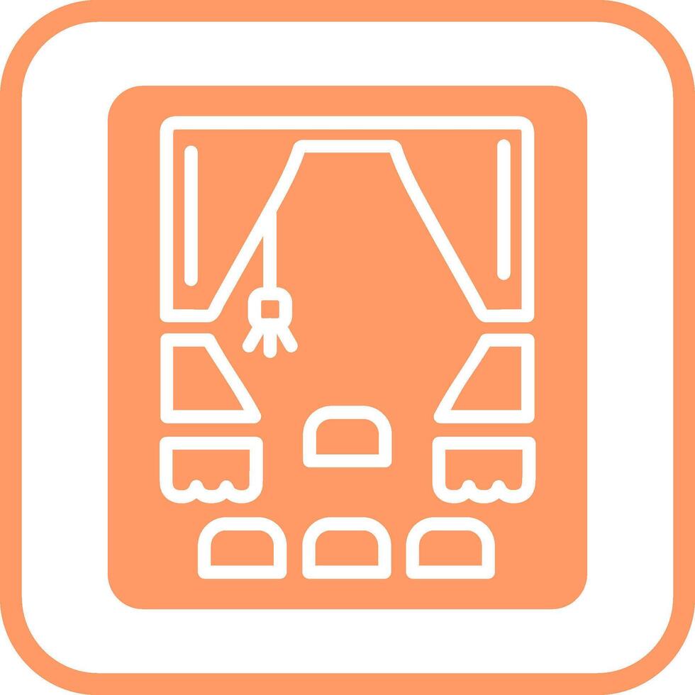 Curtain Vector Icon