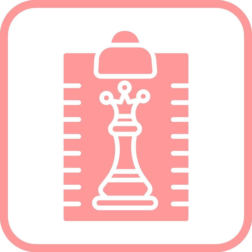 Clipboard Chess Vector Icon