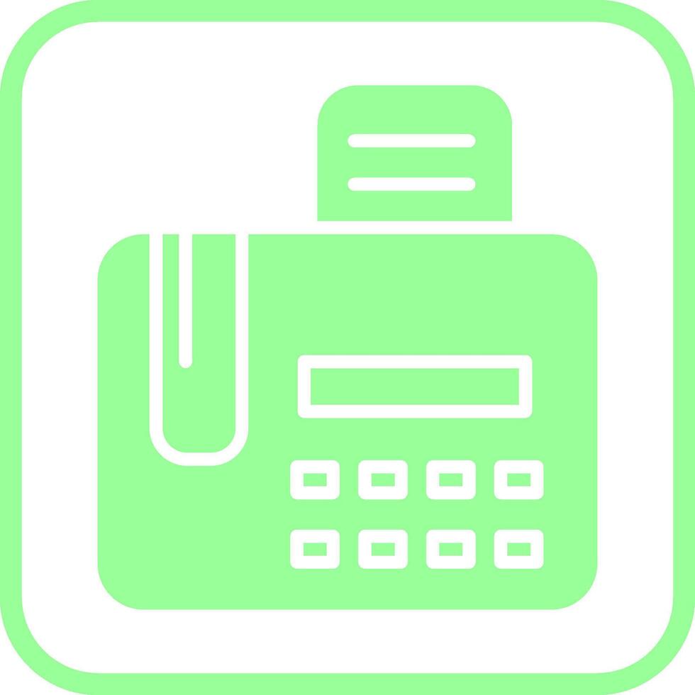 Fax Machine Vector Icon