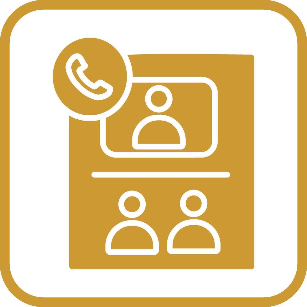 Conference Call Vector Icon