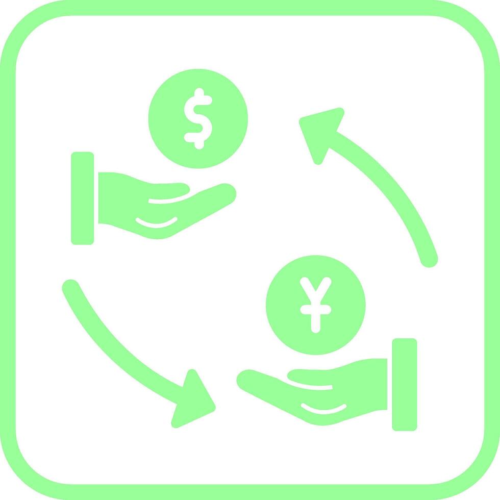 Dollar to Yen Vector Icon