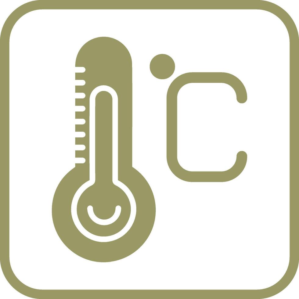 icono de vector de temperatura