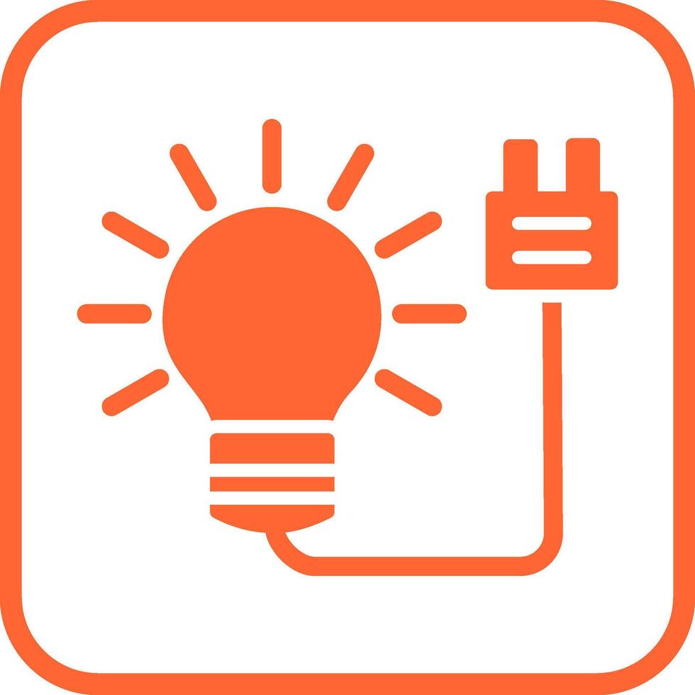 Electric Bulb Vector Icon