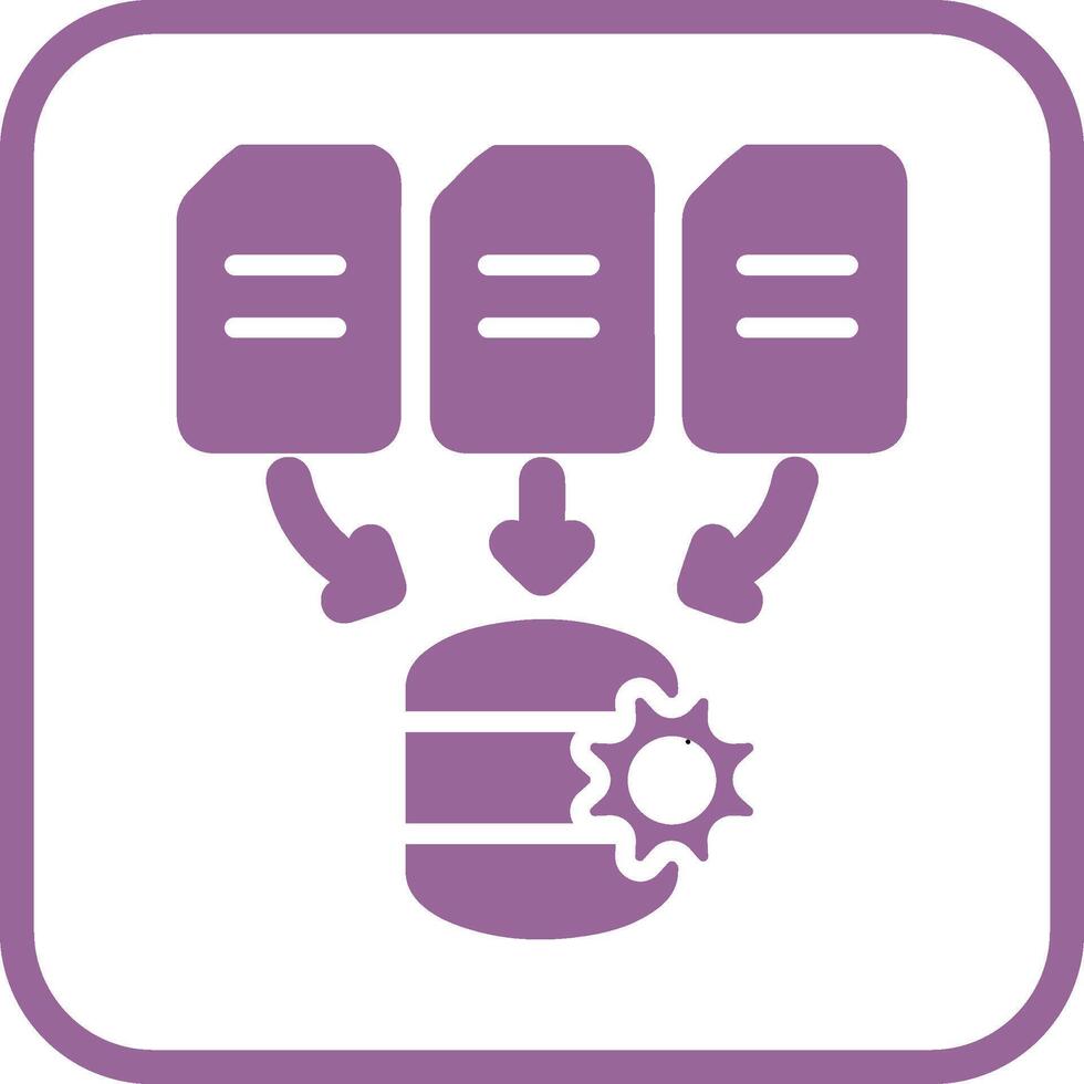 Data Processing Vector Icon
