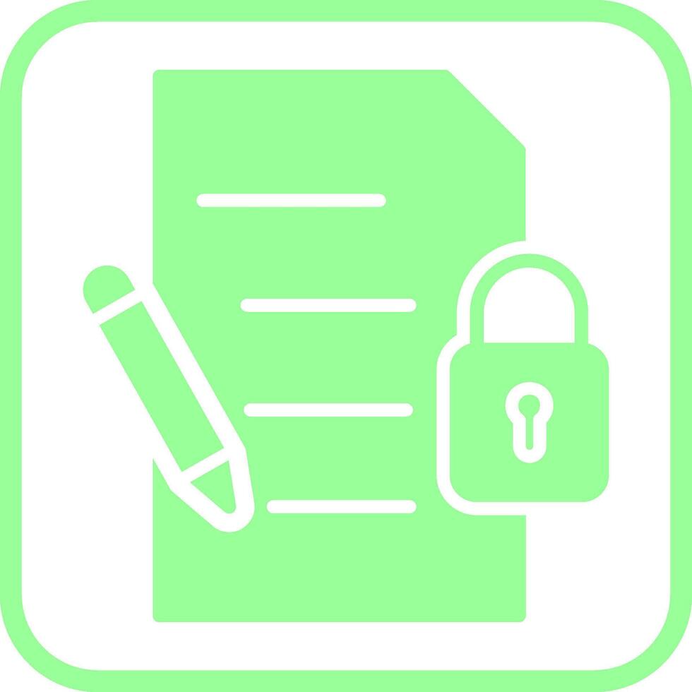Confidentiality Vector Icon