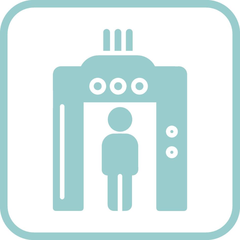 Airport Security Vector Icon