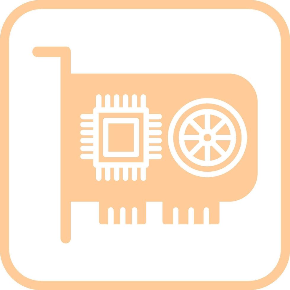 icono de vector de gpu