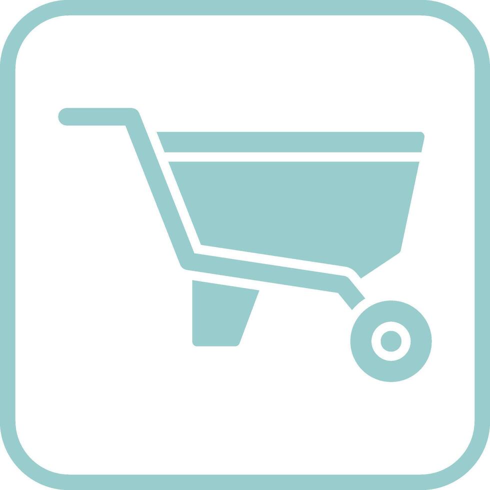 Wheelbarrow Vector Icon