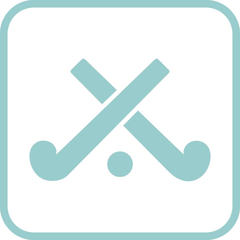 icono de vector de hockey sobre hielo