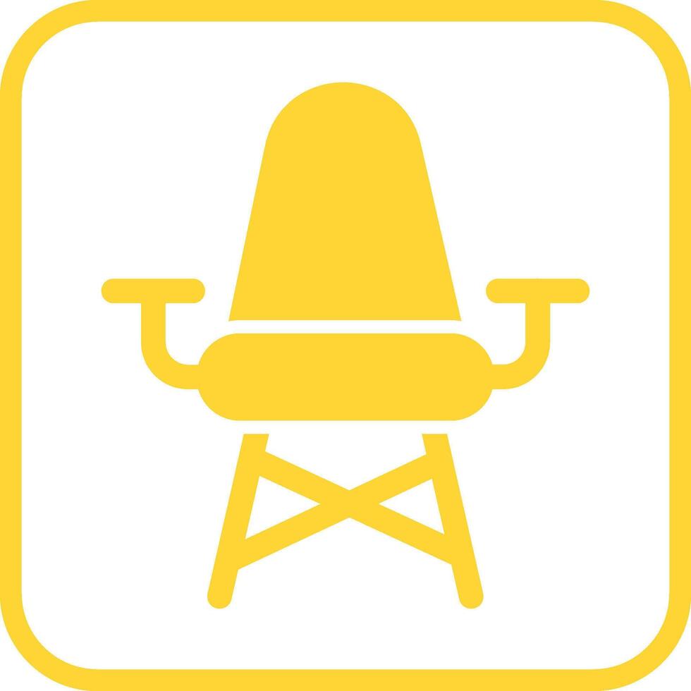 Stylish Chair Vector Icon