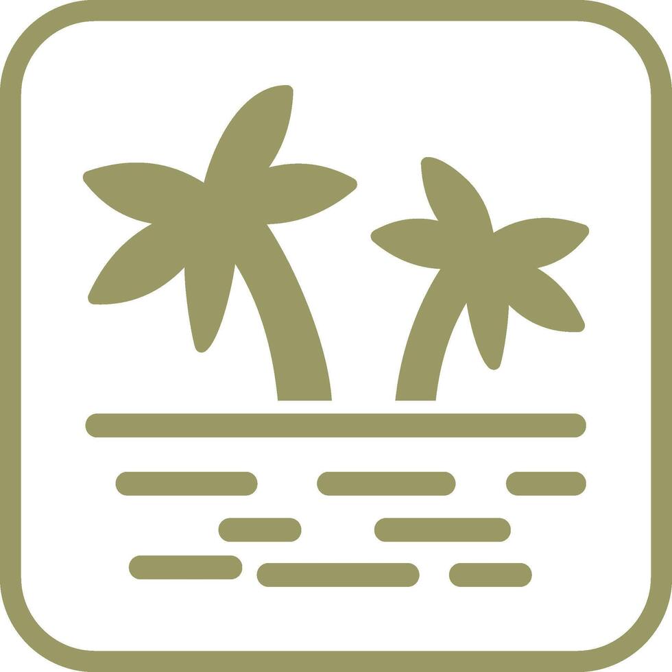 Island Vector Icon