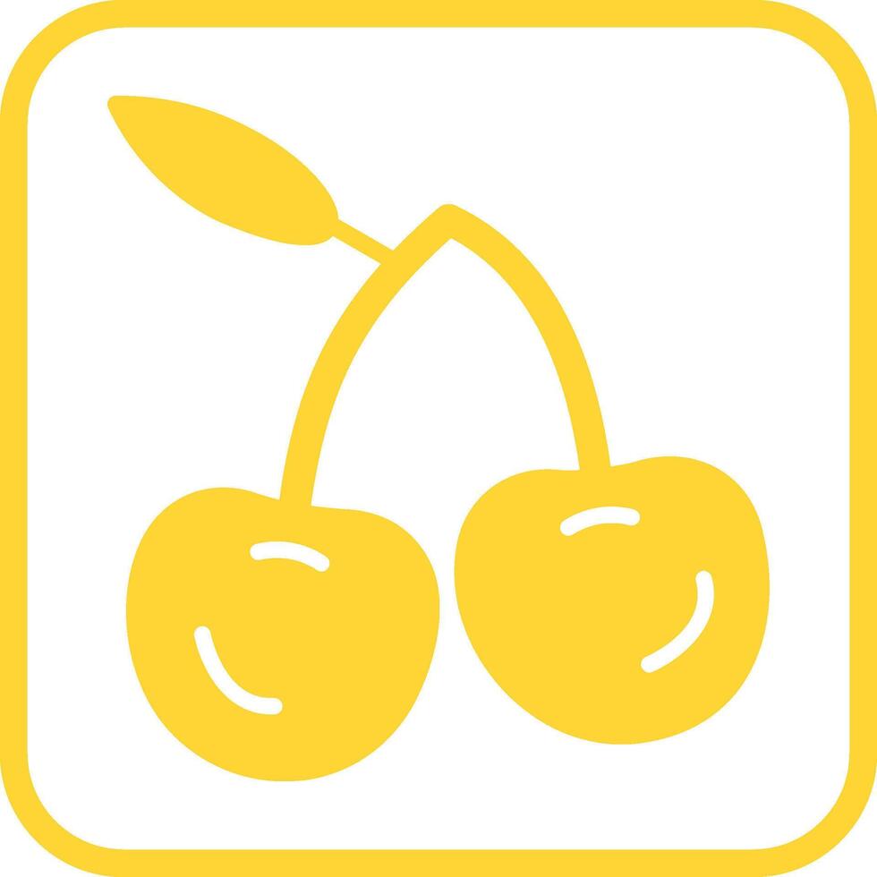 Cherries Vector Icon