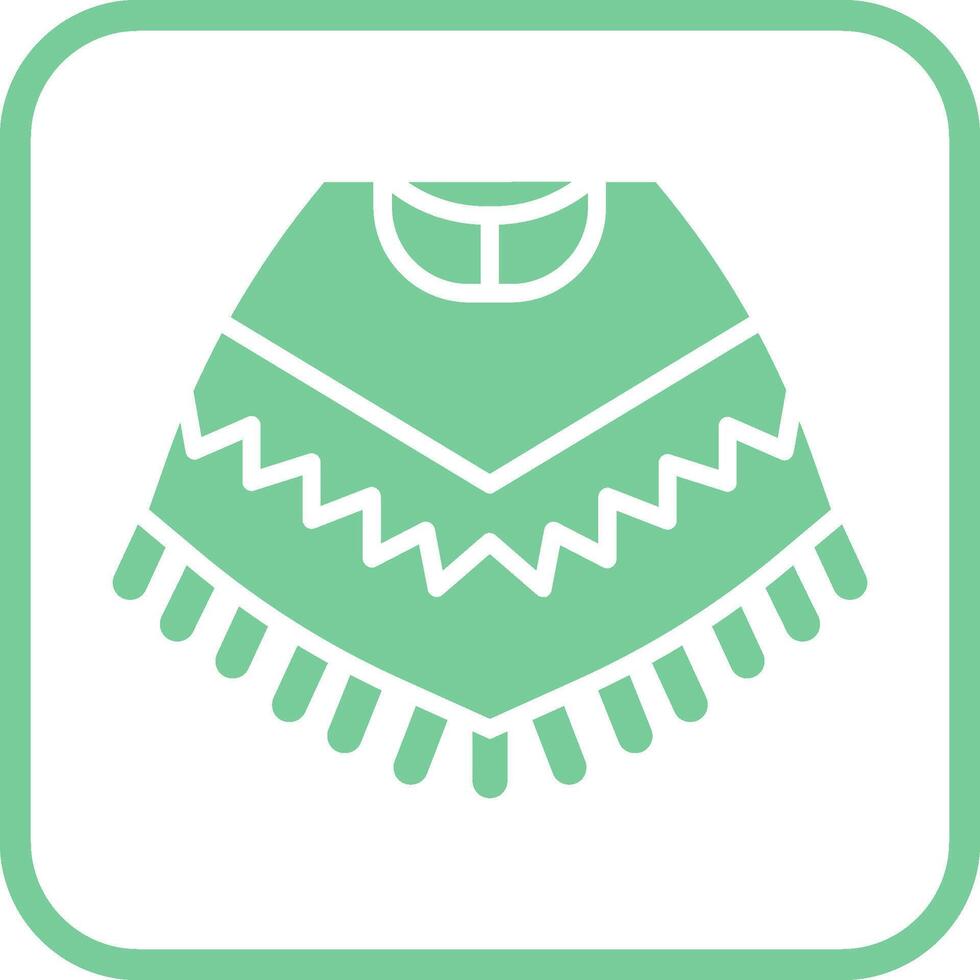 Poncho Vector Icon