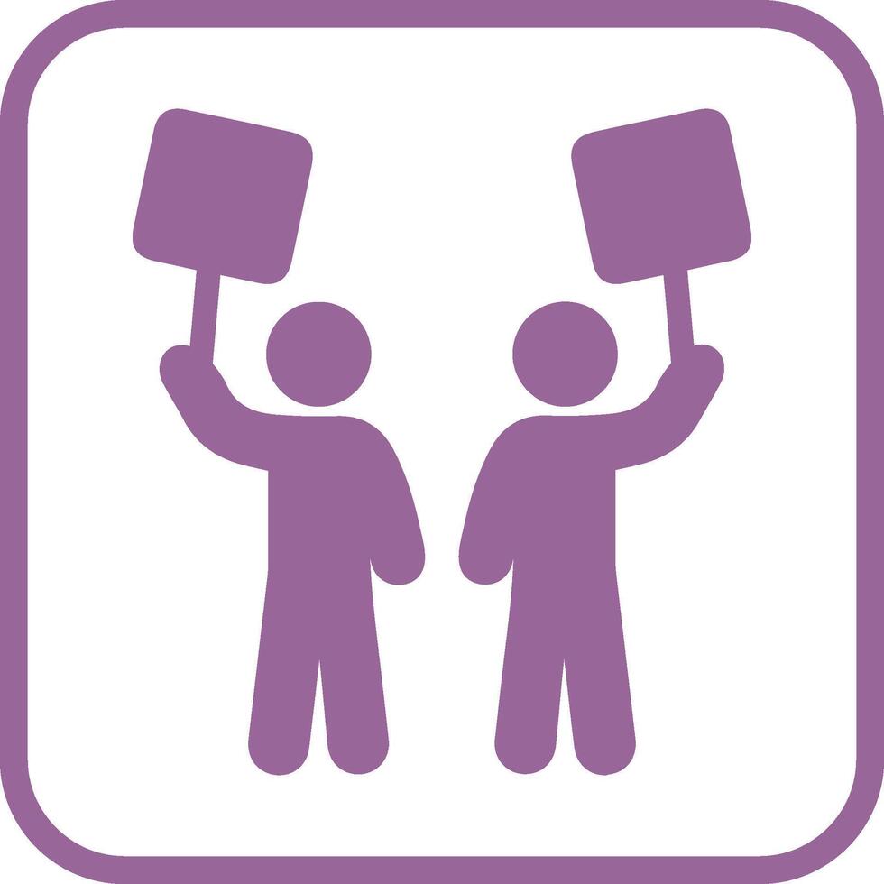Demonstrator Vector Icon