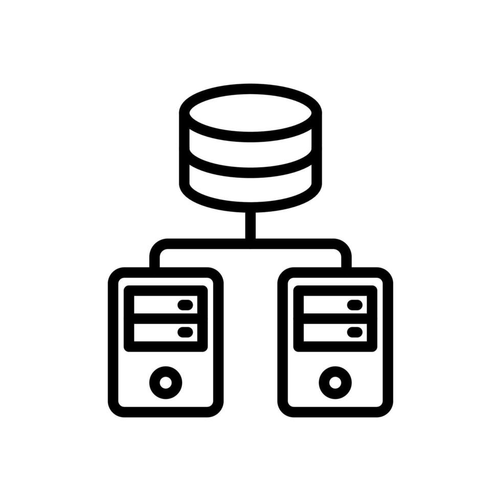 Data Modeling icon in vector. Logotype vector