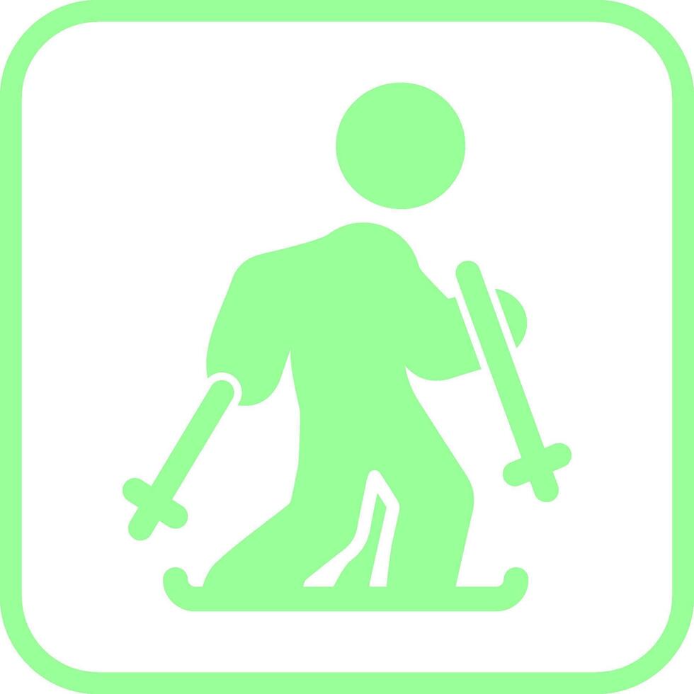 Ski Vector Icon
