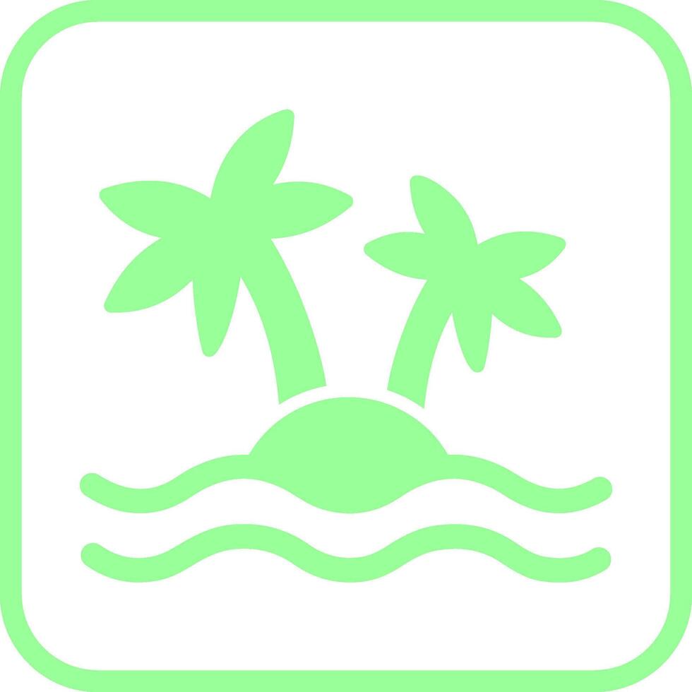 Island Vector Icon