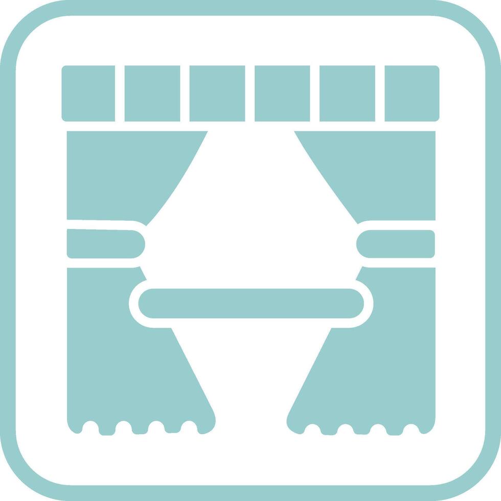 Curtain Vector Icon