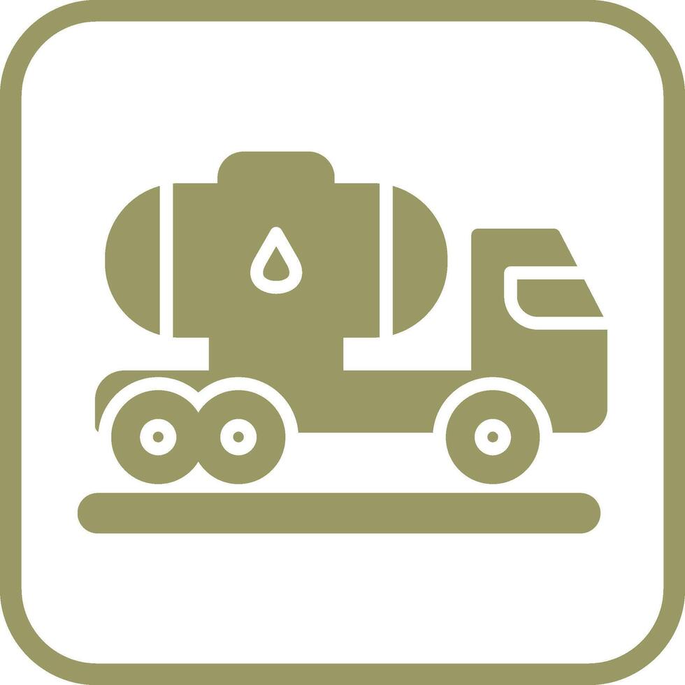 Tank Truck Vector Icon