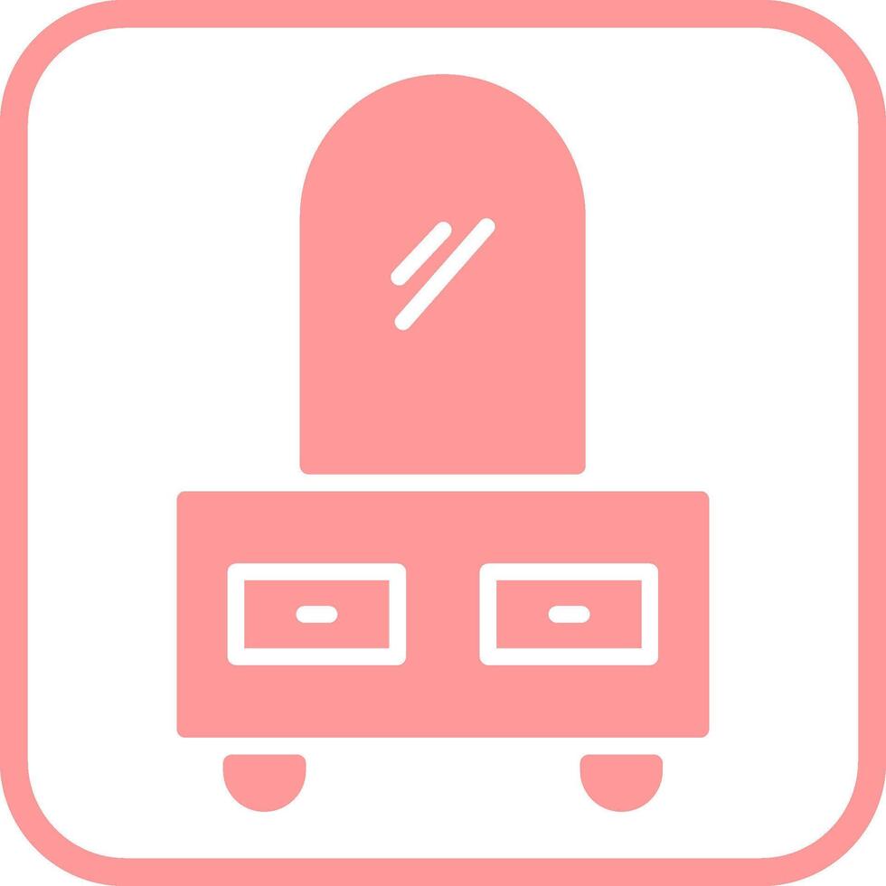 Dressing Table Vector Icon