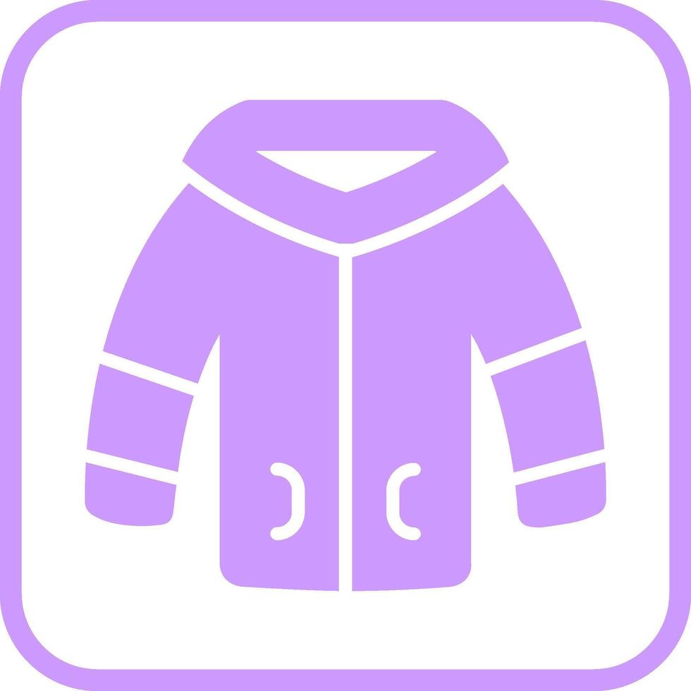 Winter Jacket Vector Icon