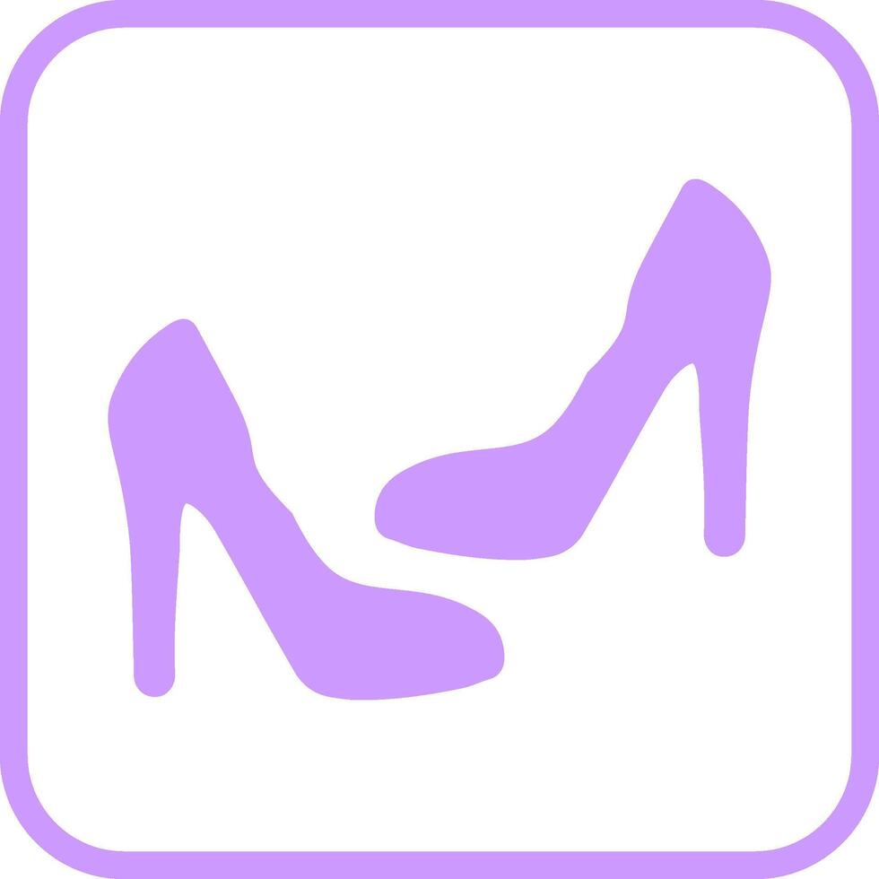 icono de vector de tacones